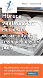 Mobile Screenshot of horecavaatwassers.com